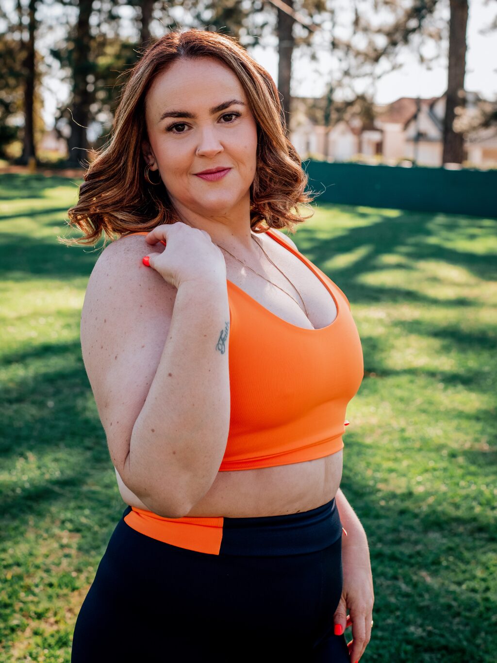 Top Comfy mandarina