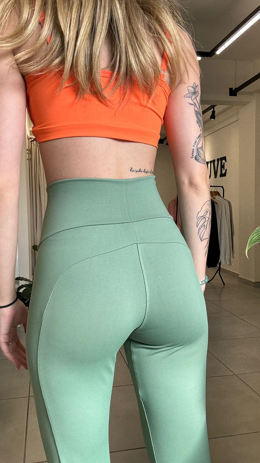 Legging DUO Verde malva