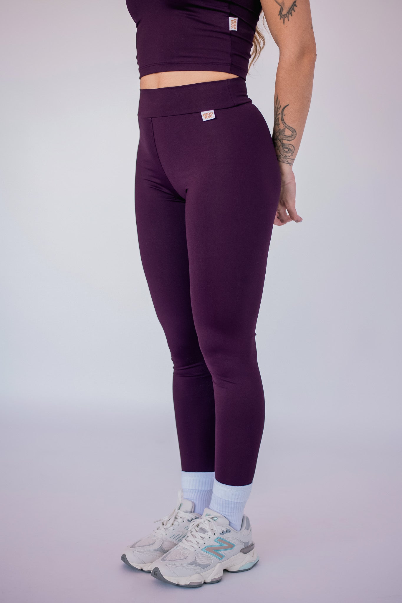 Legging basic wine