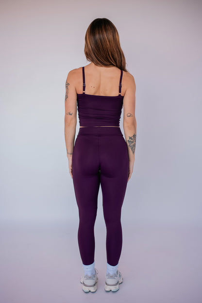 Legging basic wine