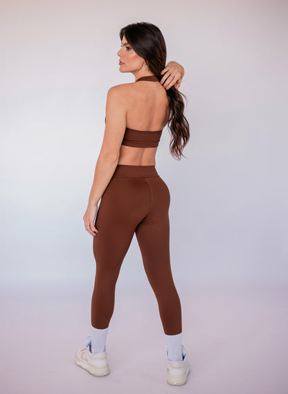 Legging basic coffee