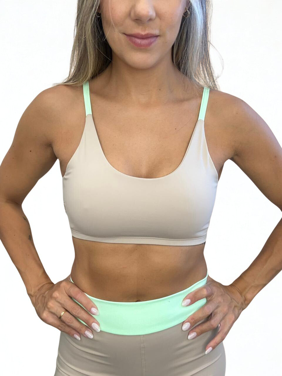 Top Basic Nude/Mint
