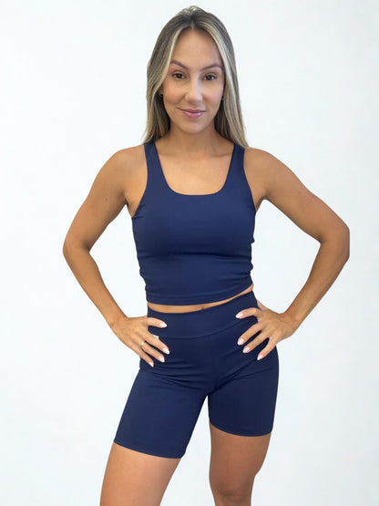 Short Basic Azul Marinho