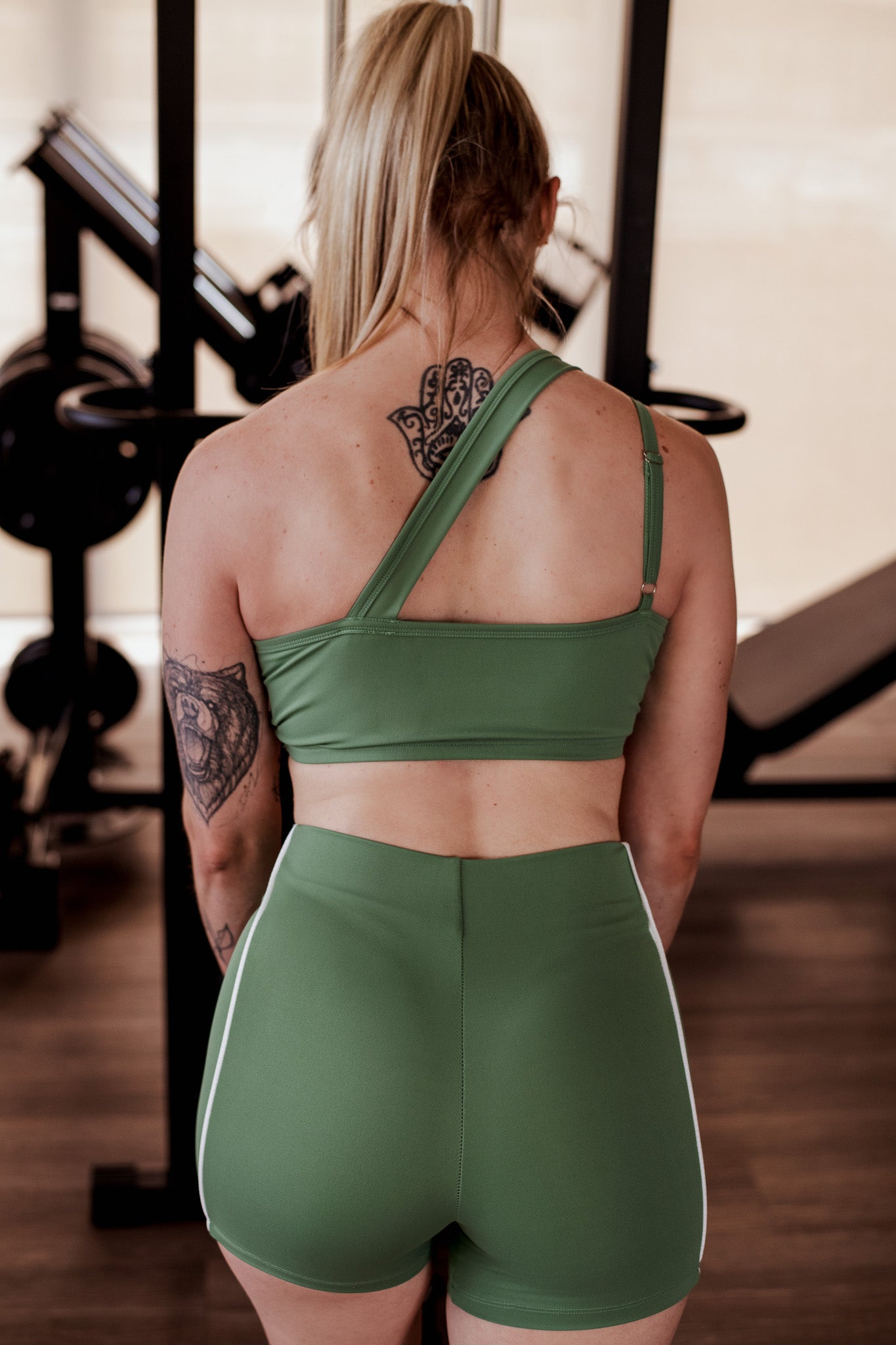 Top Lady Verde Malva