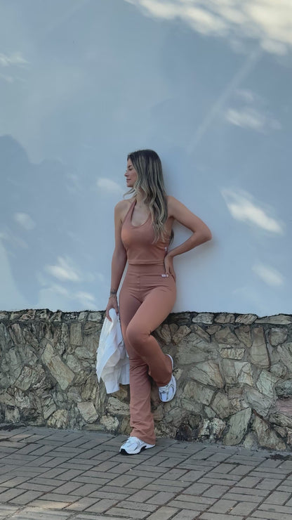 Legging Flare Avelã