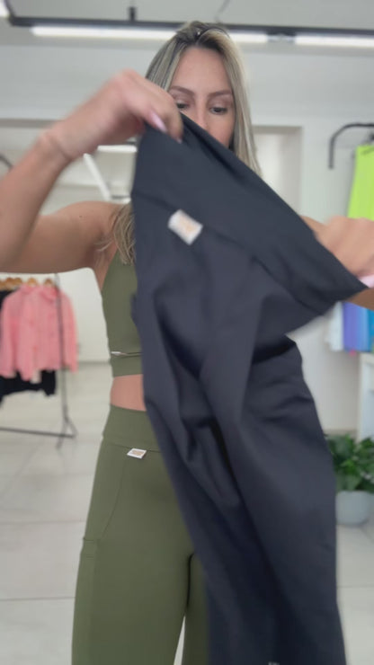 Legging RUN verde militar